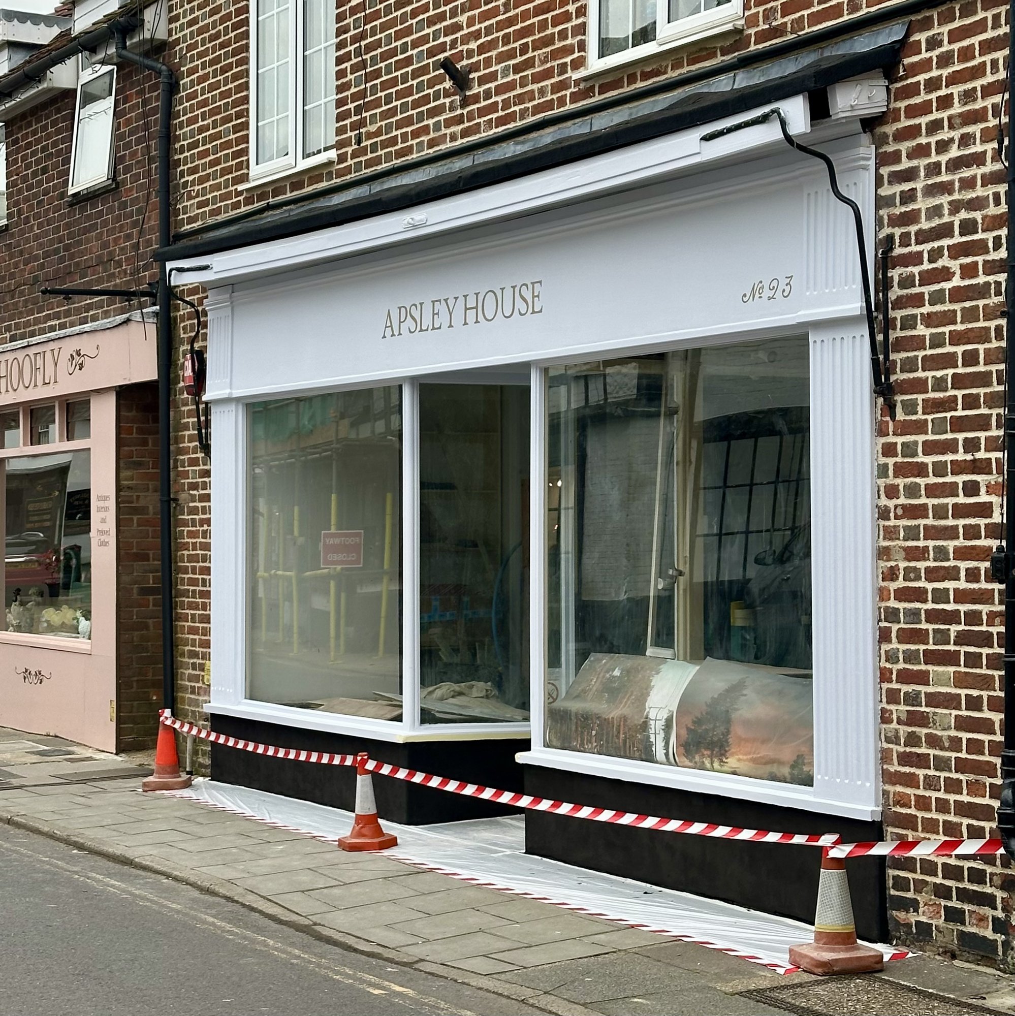 Apsley House N°23 — restored shopfront