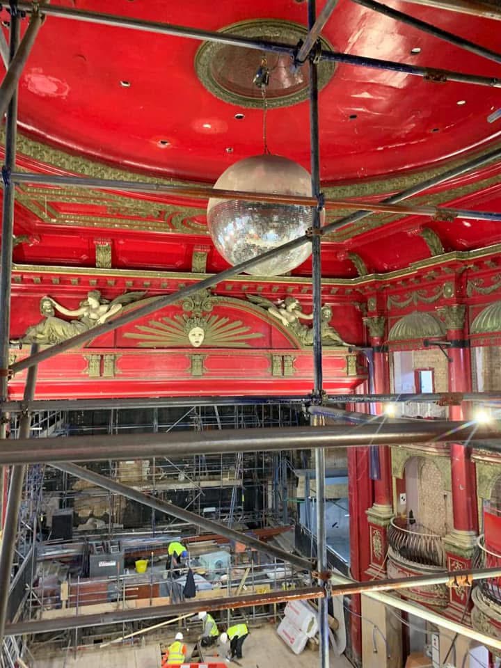Camden Palace — gilded ceiling restoration